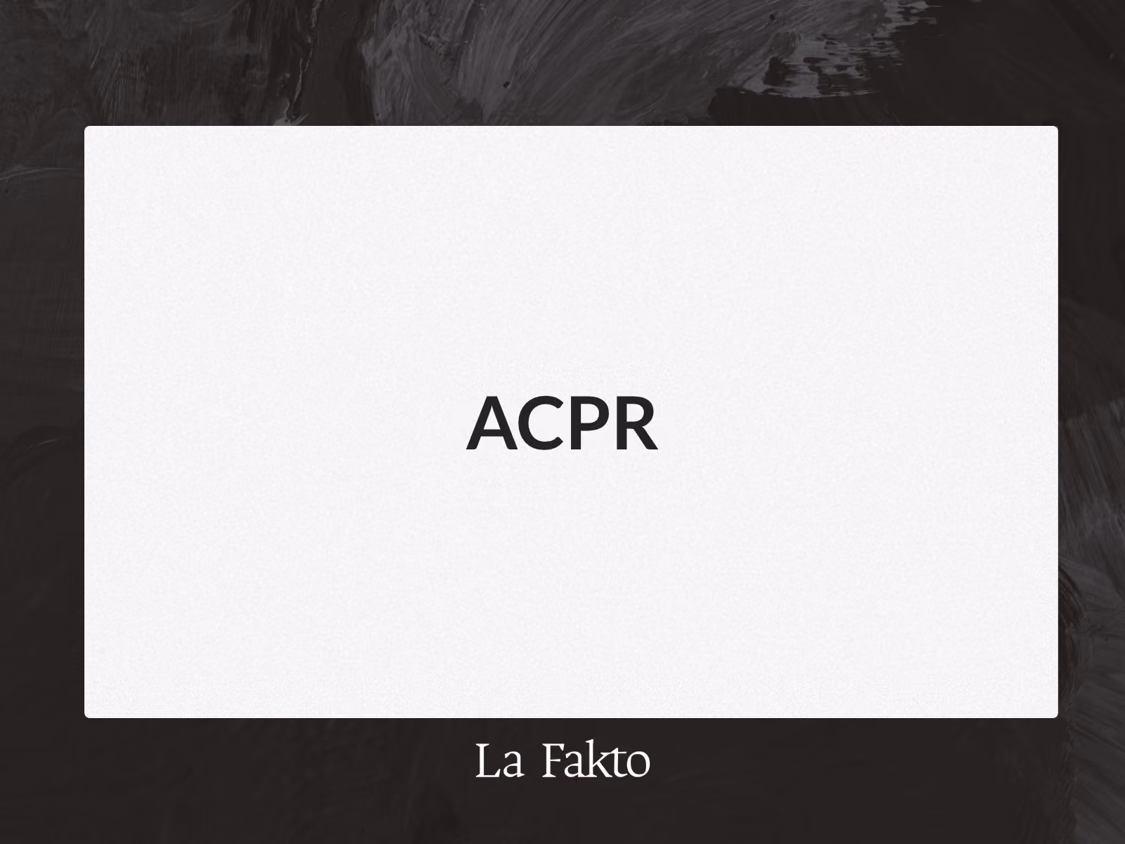 ACPR