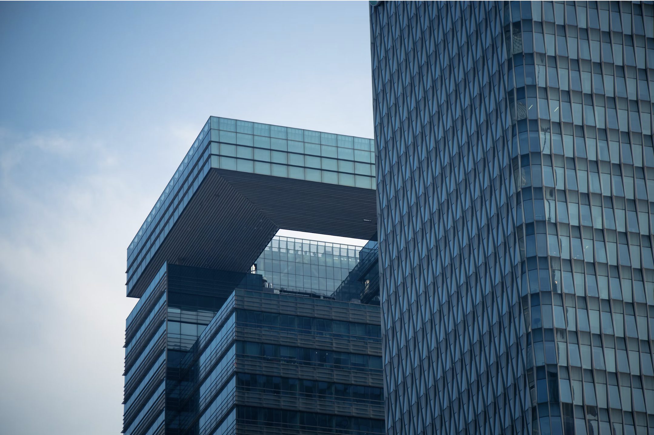 Immeubles de bureaux modernes