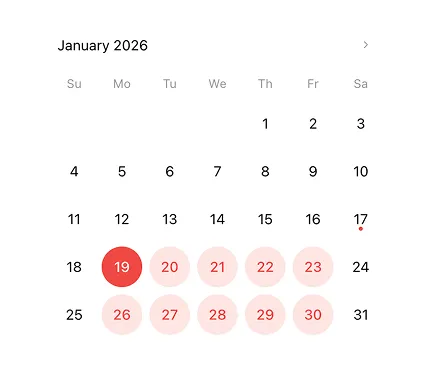 Strategy session booking calendar to schedule a free marketing consultation with Leapyn