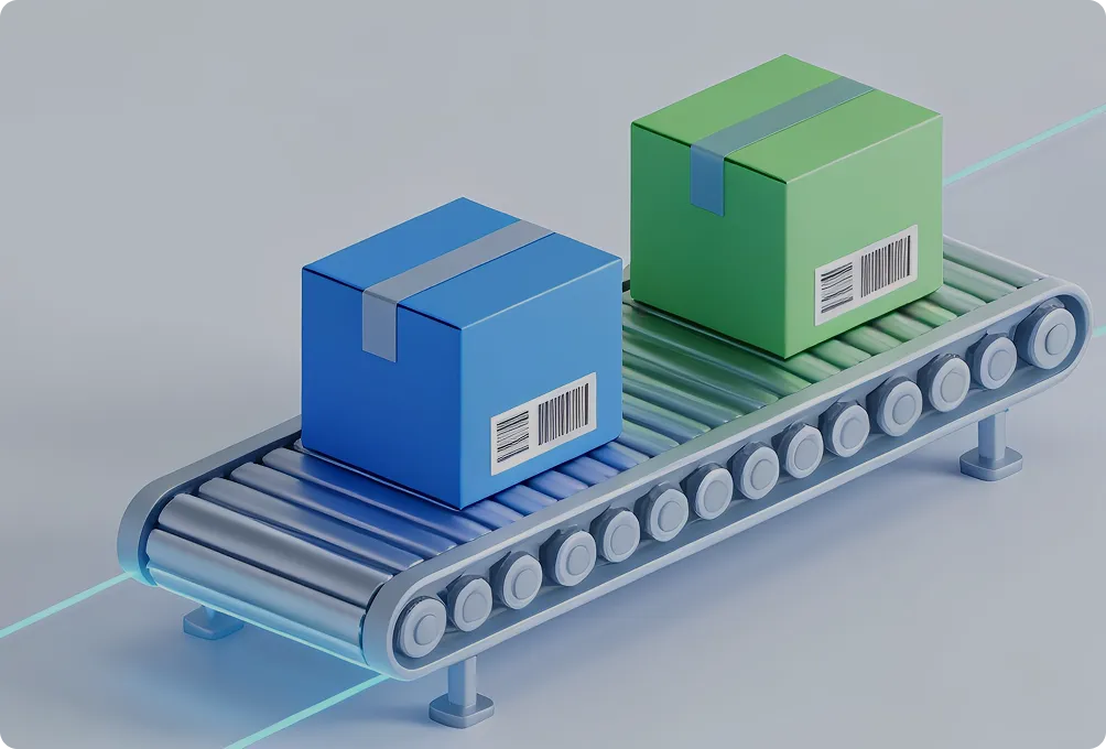 3D illustration of completed marketing deliverables ready to launch