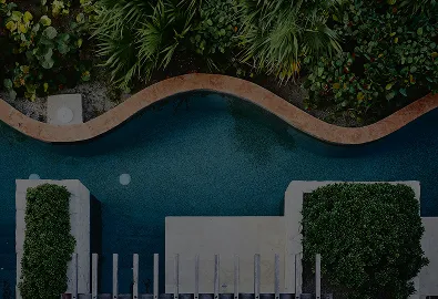 Custom residential swimming pool built by a professional pool company