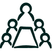 Meeting icon for brokerages and leasing teams