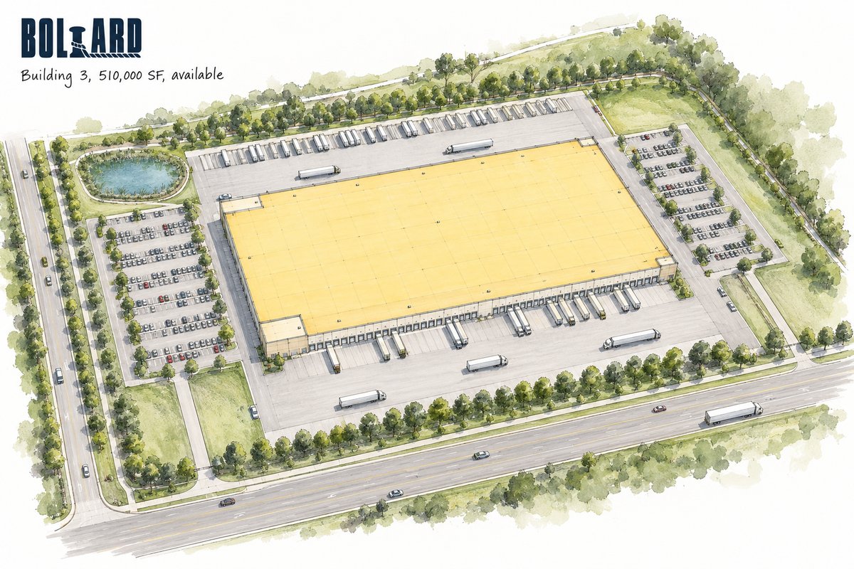 Bollard aerial site plan sketch