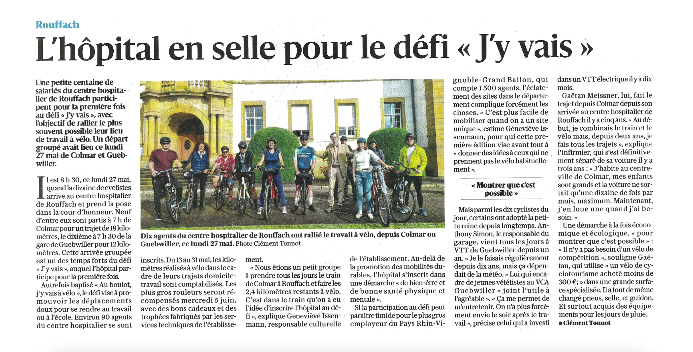 Article Journal d'Alsace DNA DJV 2024