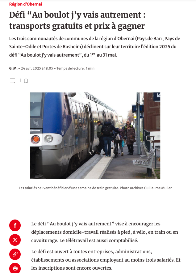 Article de presse DNA Région d'Obernai DJV 2025