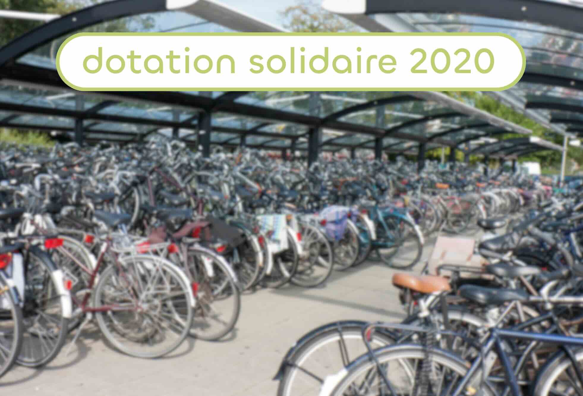 Des nouvelles de la dotation solidaire 2020