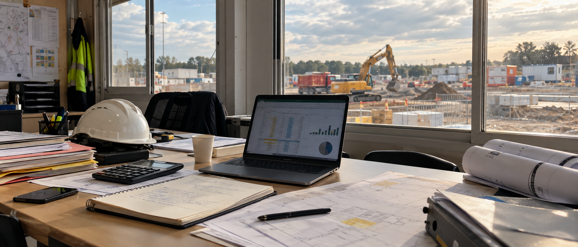 Bureau de comptable en travaux publics