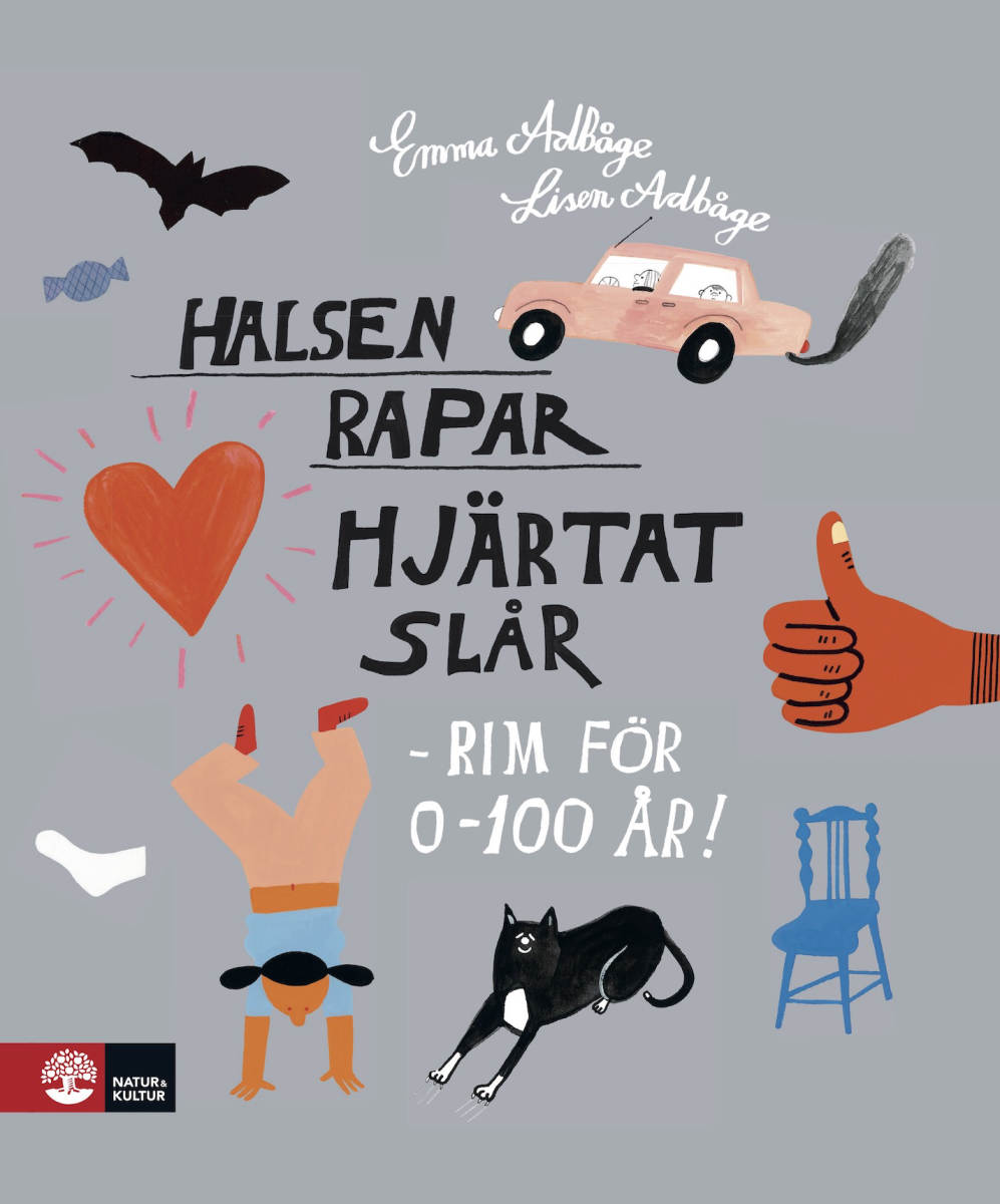 Halsen rapar, hjärtat slår - rim för 0-100 år!