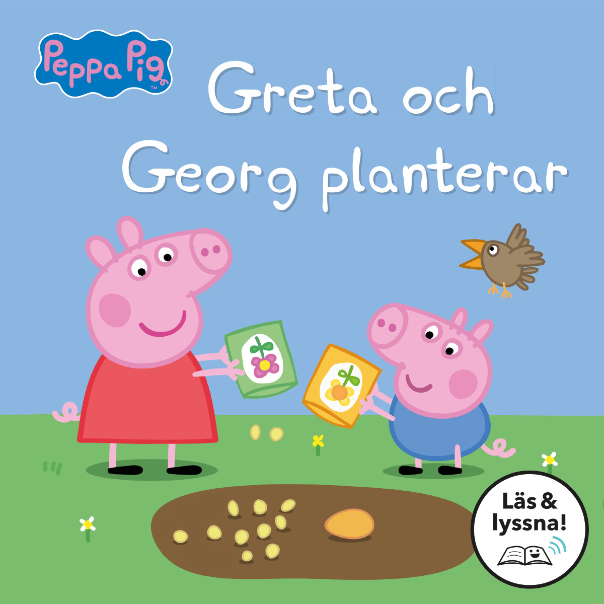 Greta och Georg planterar