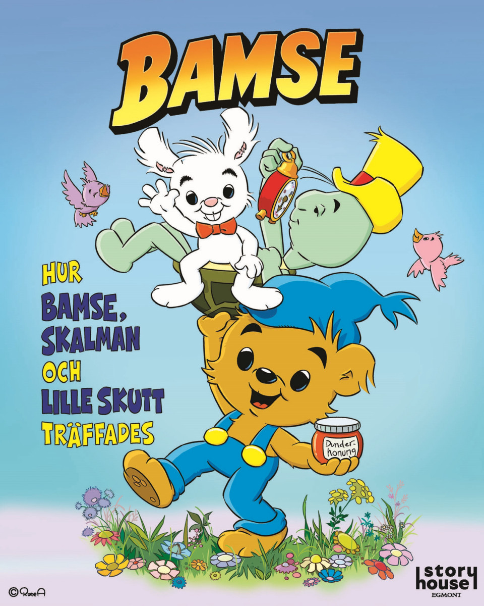 Hur Bamse, Lille Skutt och Skalman träffades