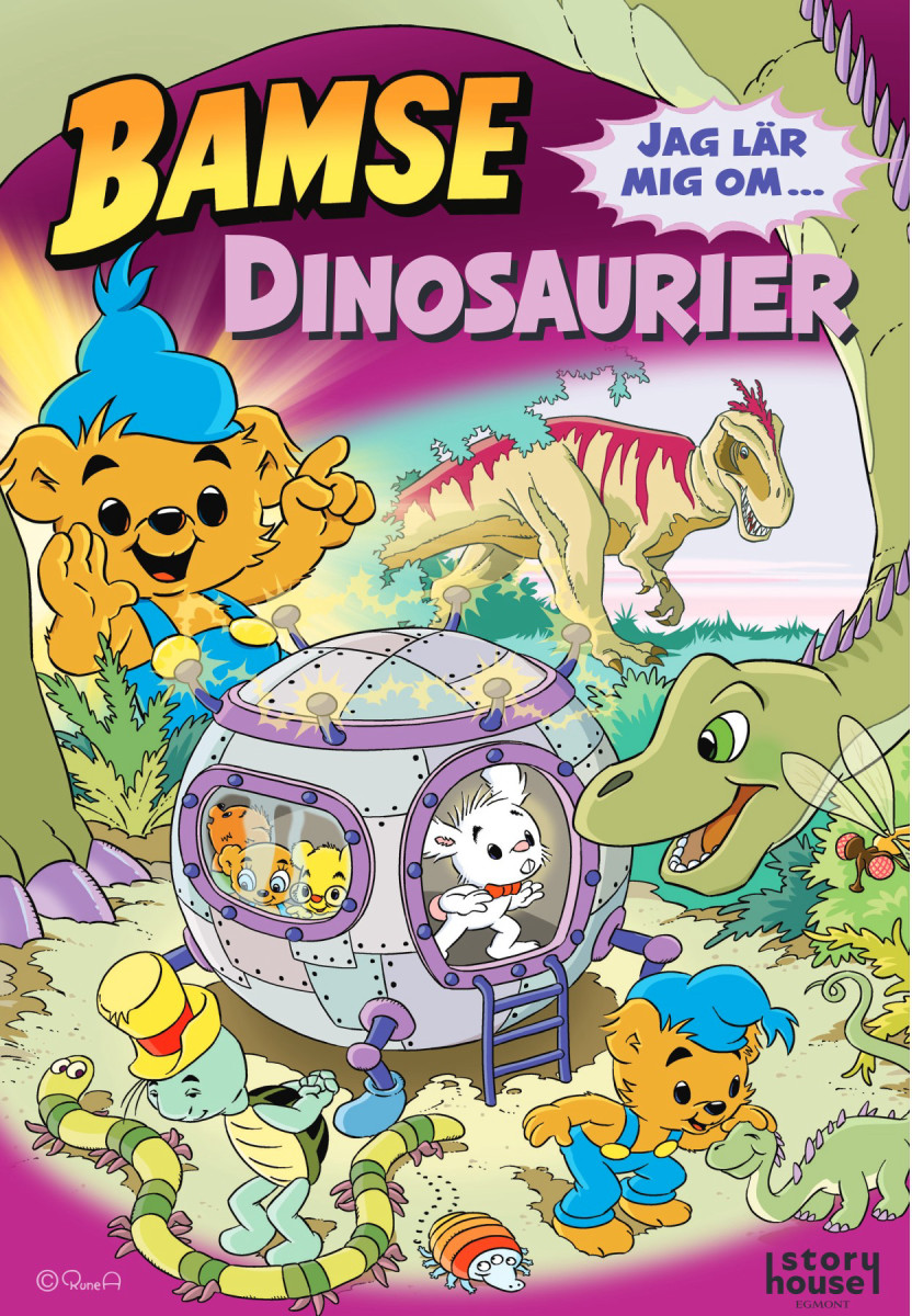 Bamse - Jag lär mig om dinosaurier