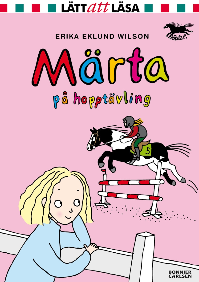 Märta på hopptävling