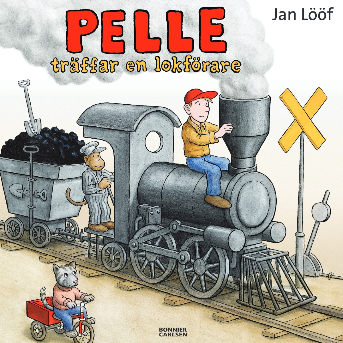 Pelle träffar en lokförare