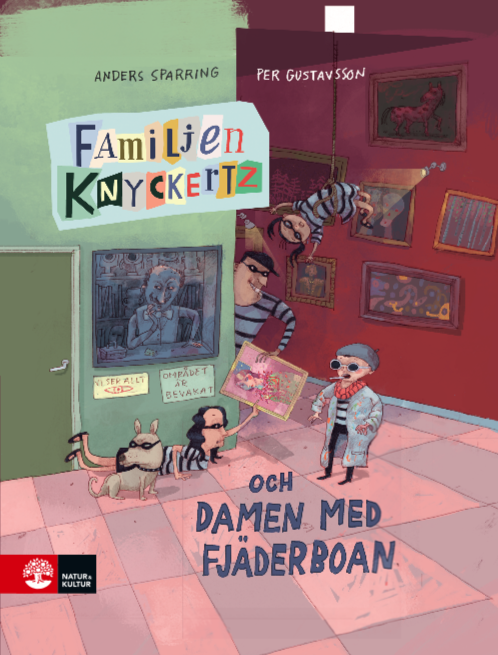 Familjen Knyckertz och damen med fjäderboan