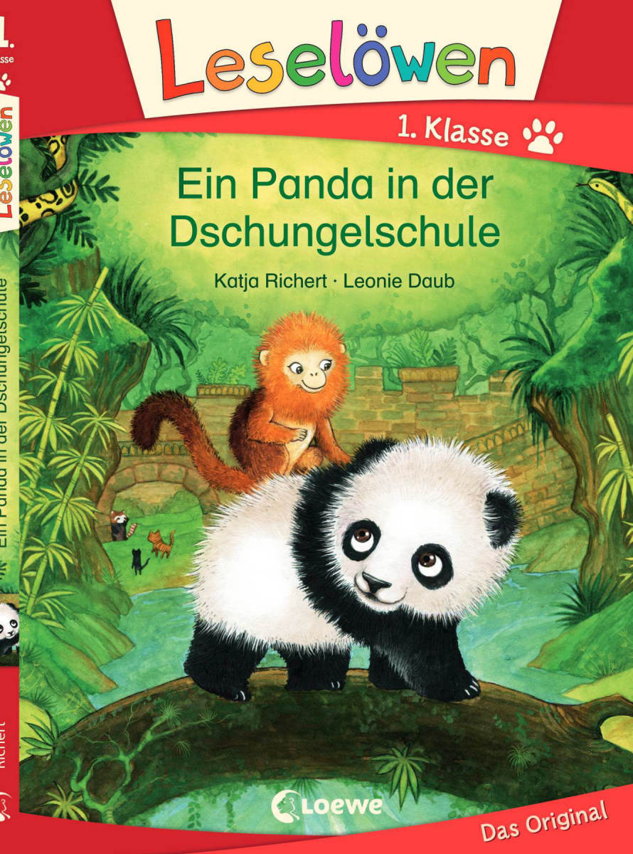 Ein Panda in der Dschungelschule