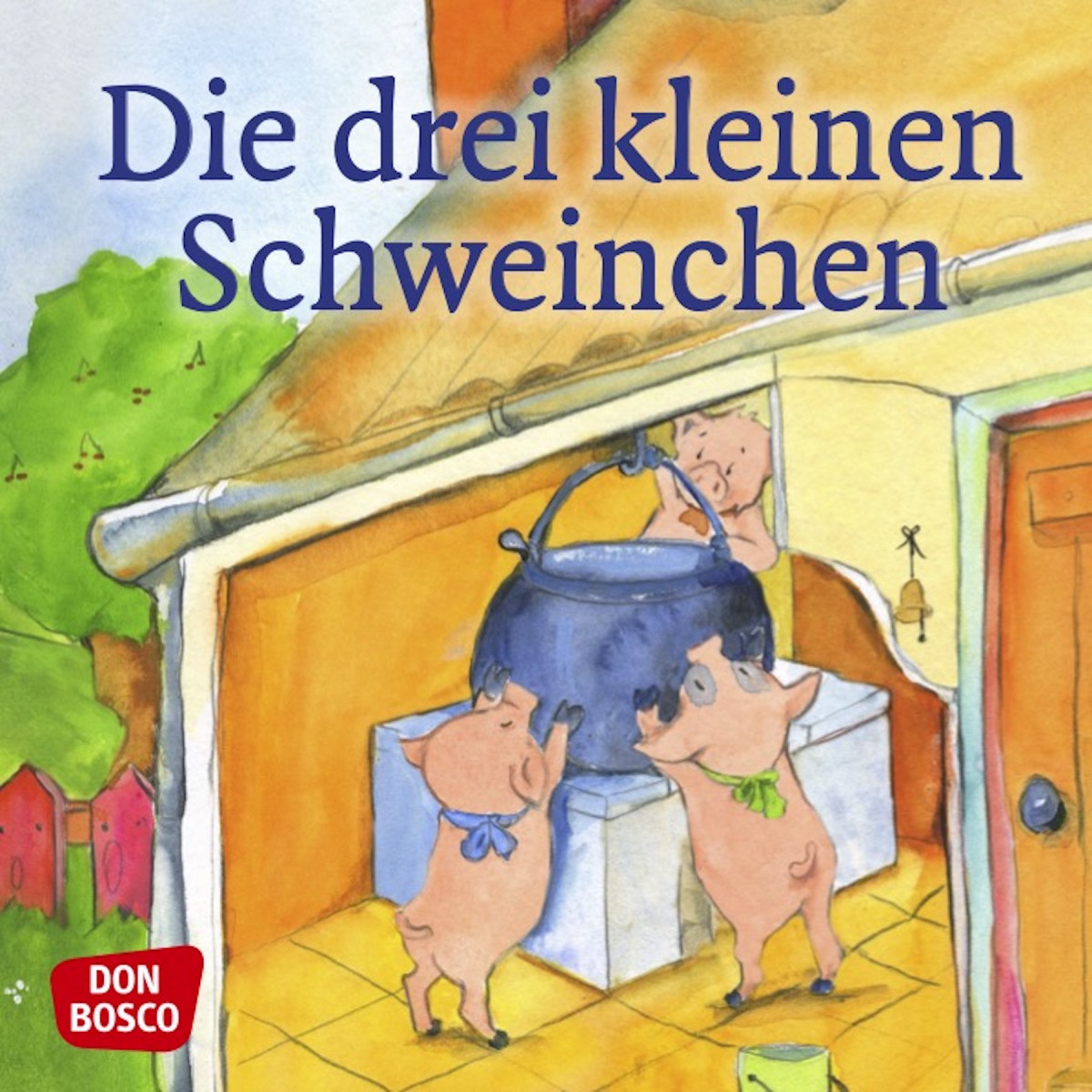 Die drei kleinen Schweinchen. Mini-Bilderbuch