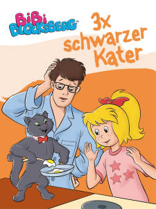 Bibi Blocksberg - 3x schwarzer Kater