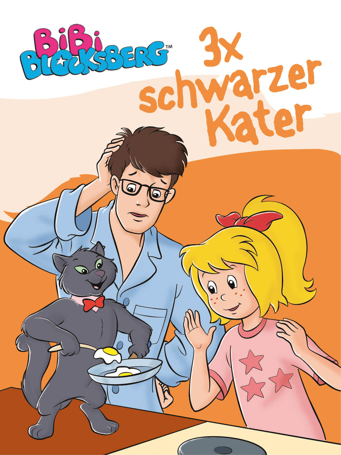 Bibi Blocksberg - 3x schwarzer Kater
