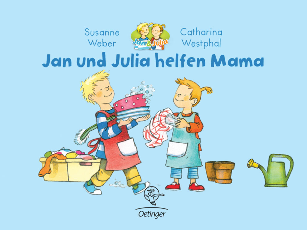 Jan und Julia helfen Mama