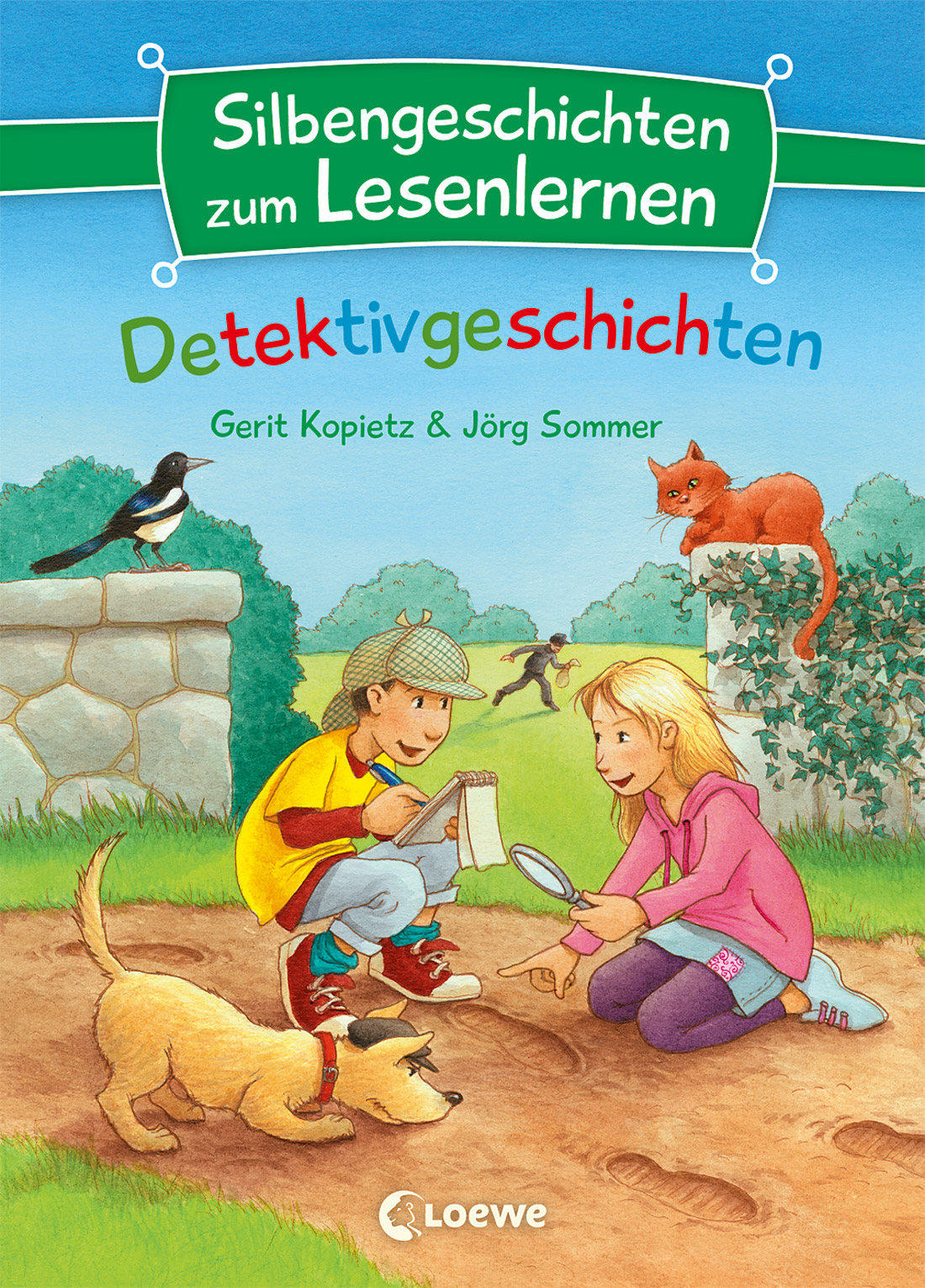 Silbengeschichten zum Lesenlernen - Detektivgeschichten