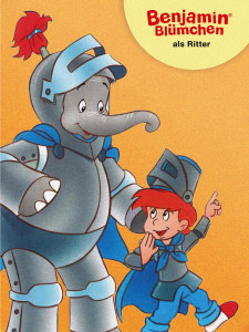 Benjamin Blümchen als Ritter