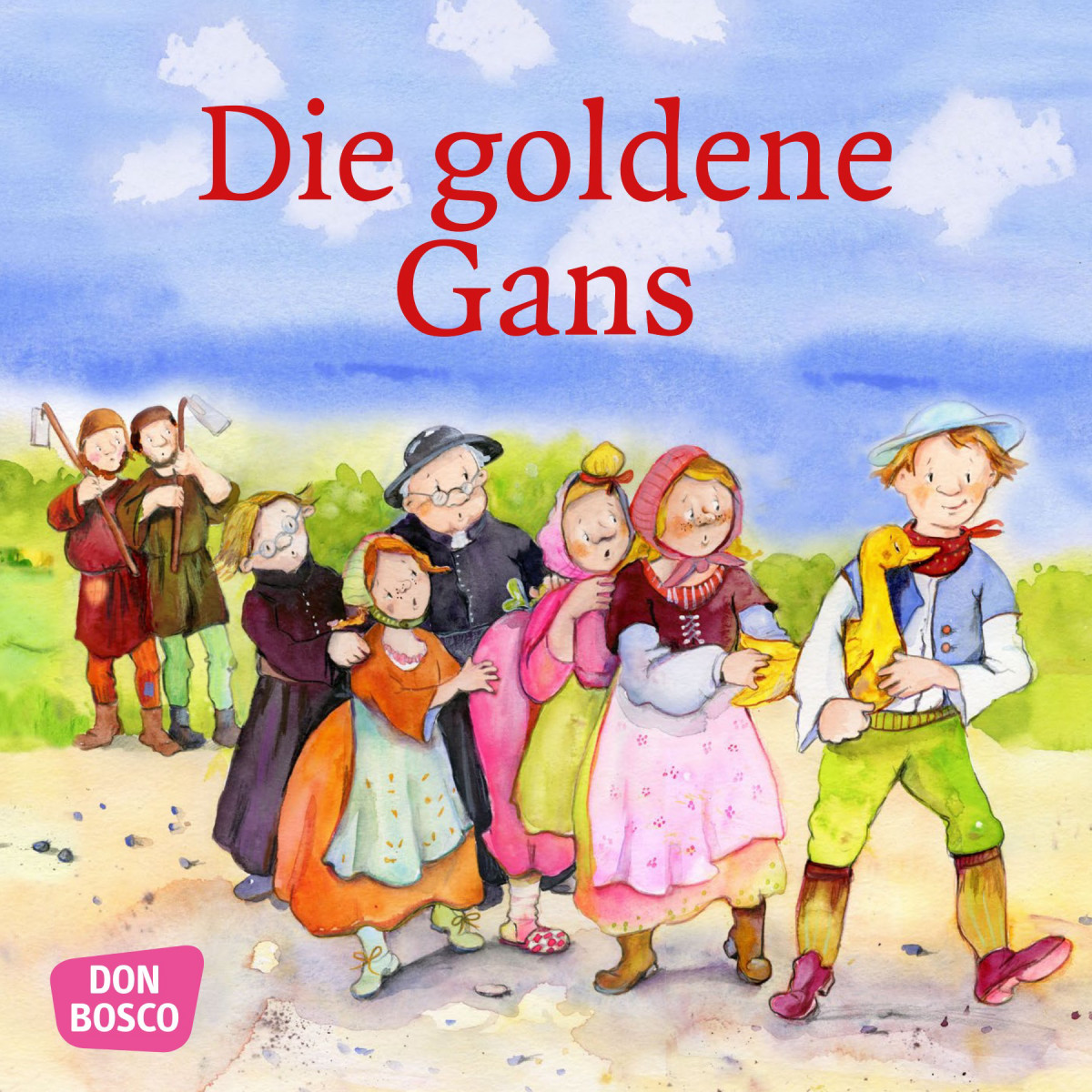 Die goldene Gans. Mini-Bilderbuch