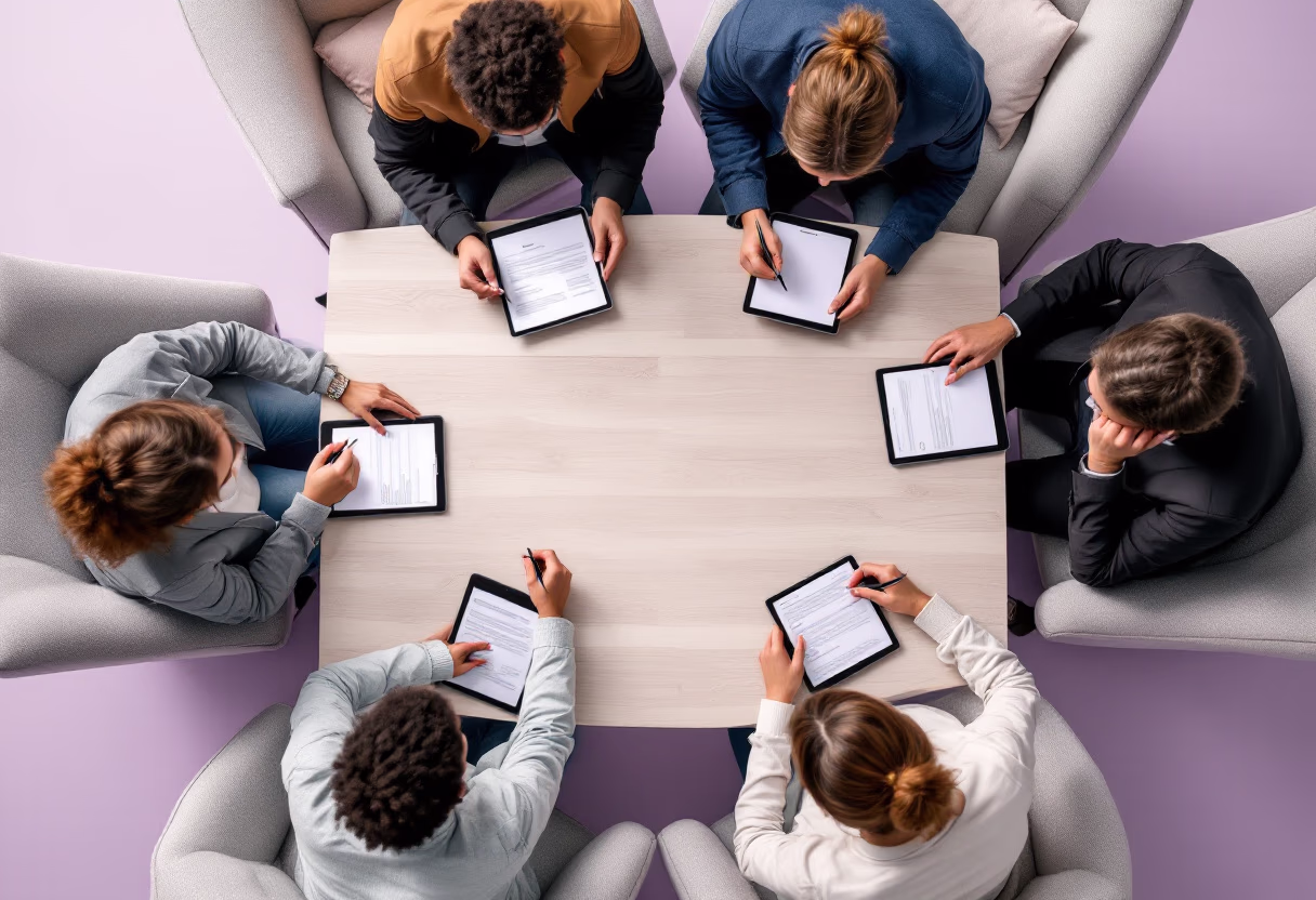 image of content management strategy session