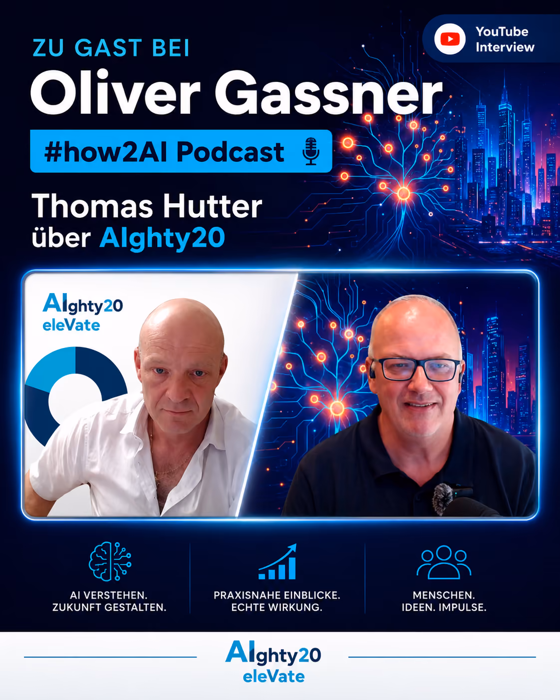 KI-Hype oder echtes Handwerk? Thomas Hutter im Talk bei Oliver Gassner