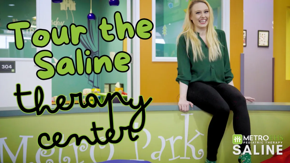 Tour guide facing the camera talking about this MetroEHS clinic in Saline Michigan