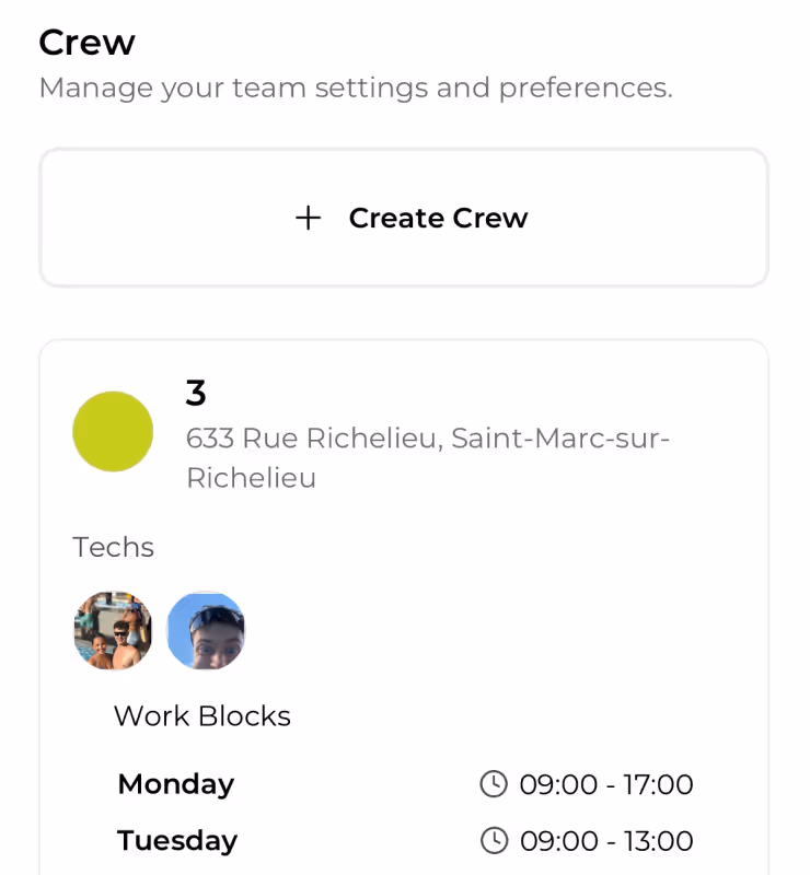 Keep team organized