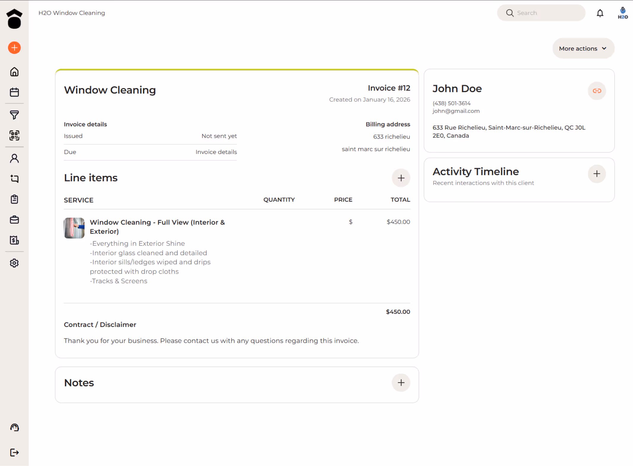 payment tracking & invoice reminders