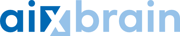 aiXbrain's blue logo