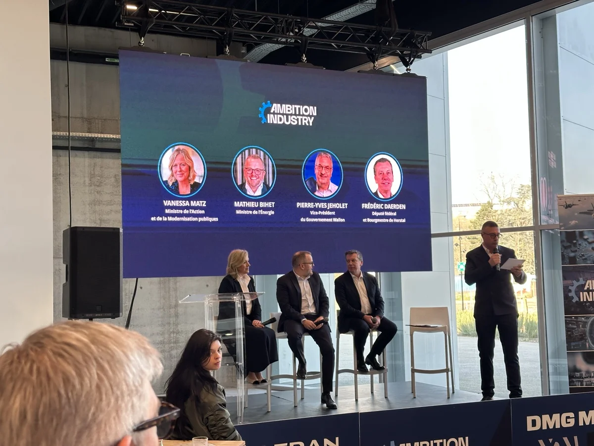 Podiumsdiskussion auf der Ambition Industry 2026 in Lüttich