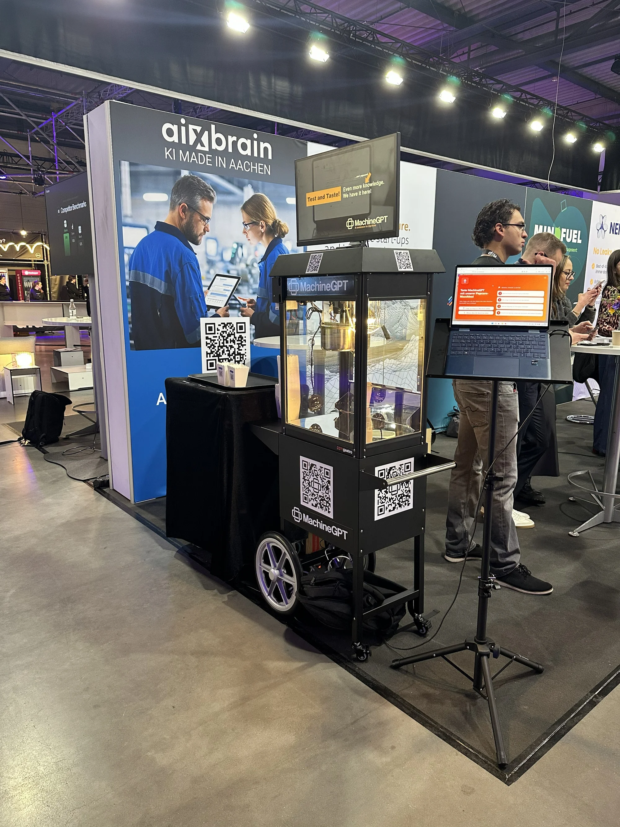 aiXbrain booth MS-20 at data:unplugged 2026 in Münster