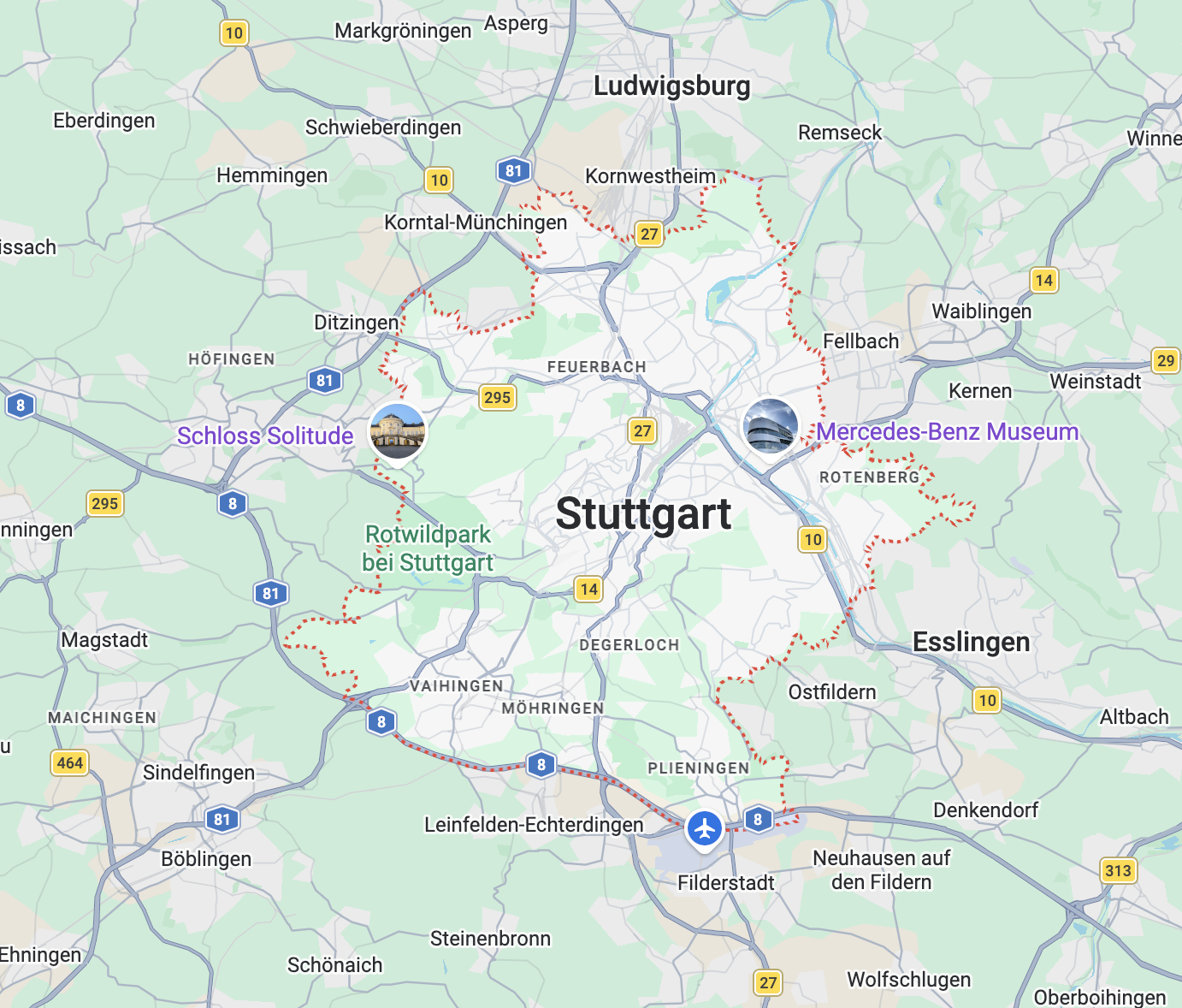 Stuttgart Map