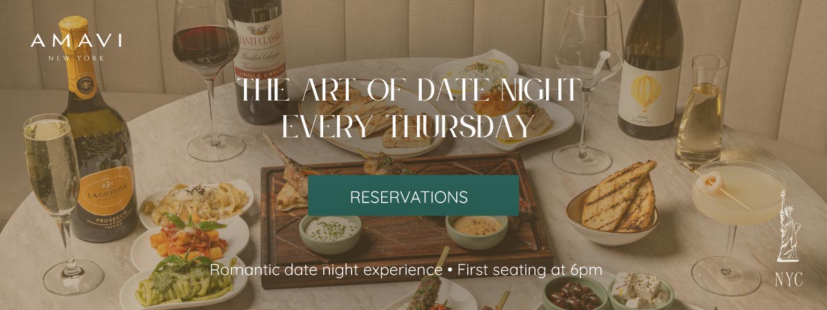 romantic restaurant NYC amavi