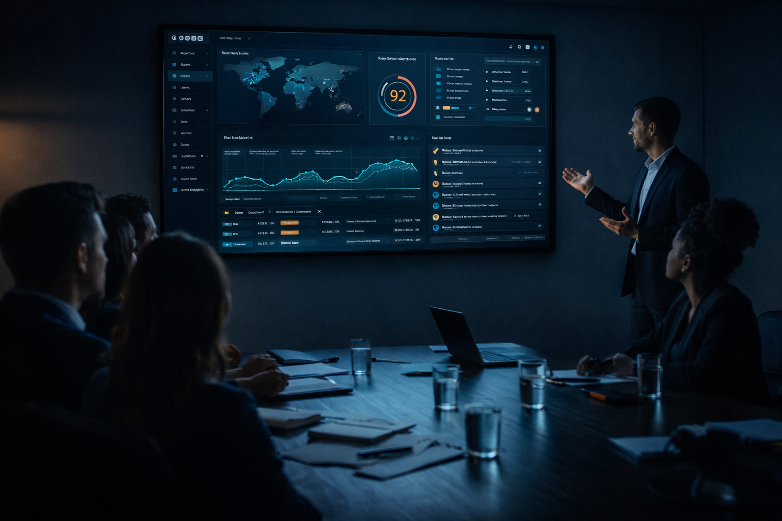 image of tech conference scene