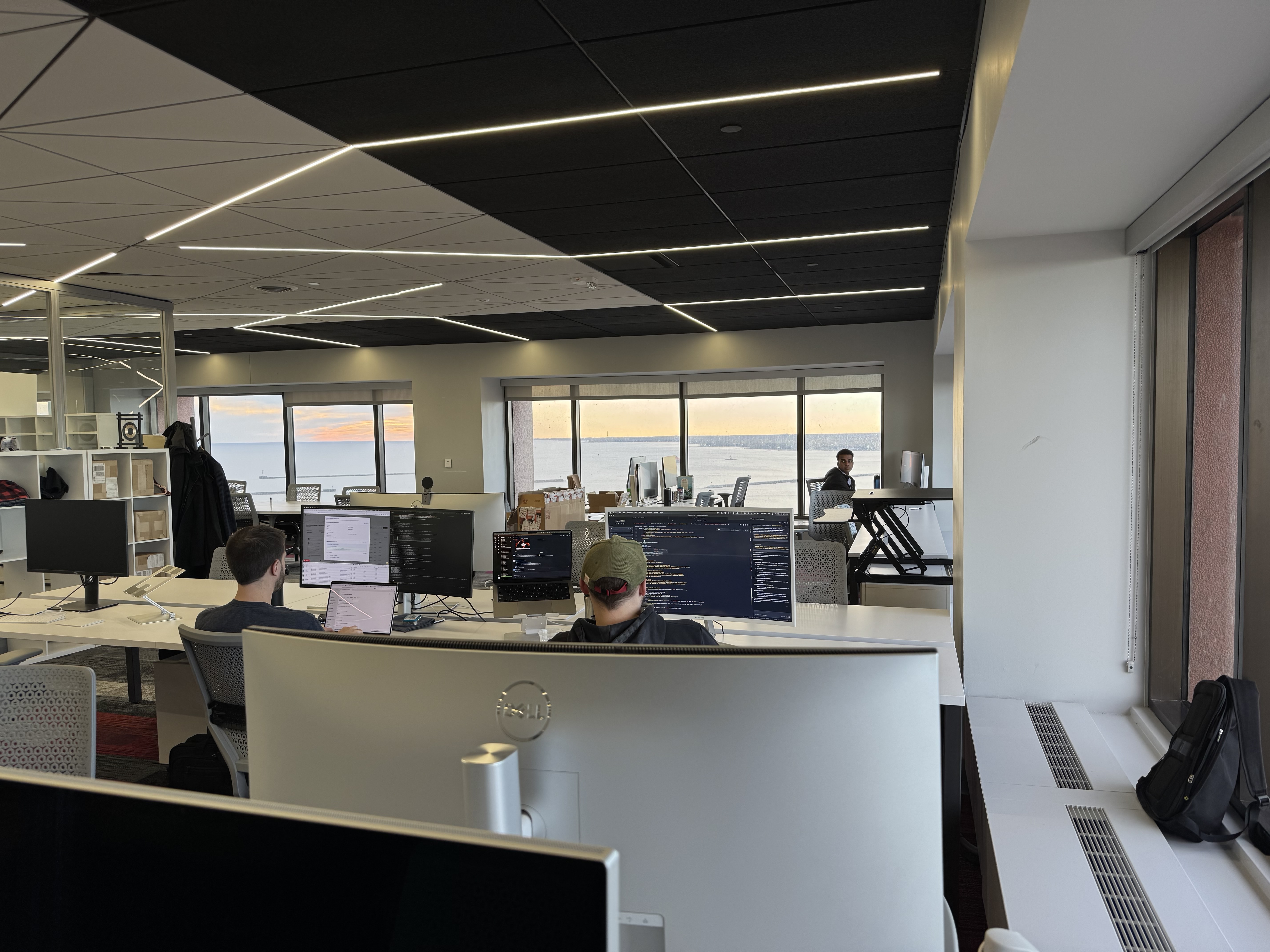 workers in office