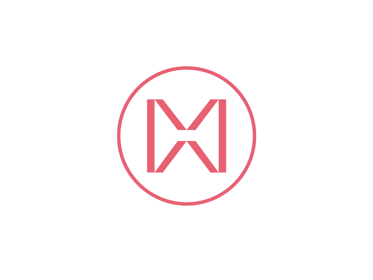 DAW-Logo: abstraktes Zeichen in einem rosaroten Kreis