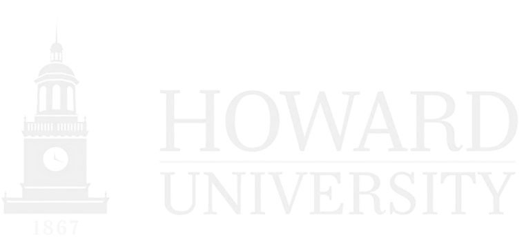 Howard University logo featuring the Founders Library clock tower and the year 1867.