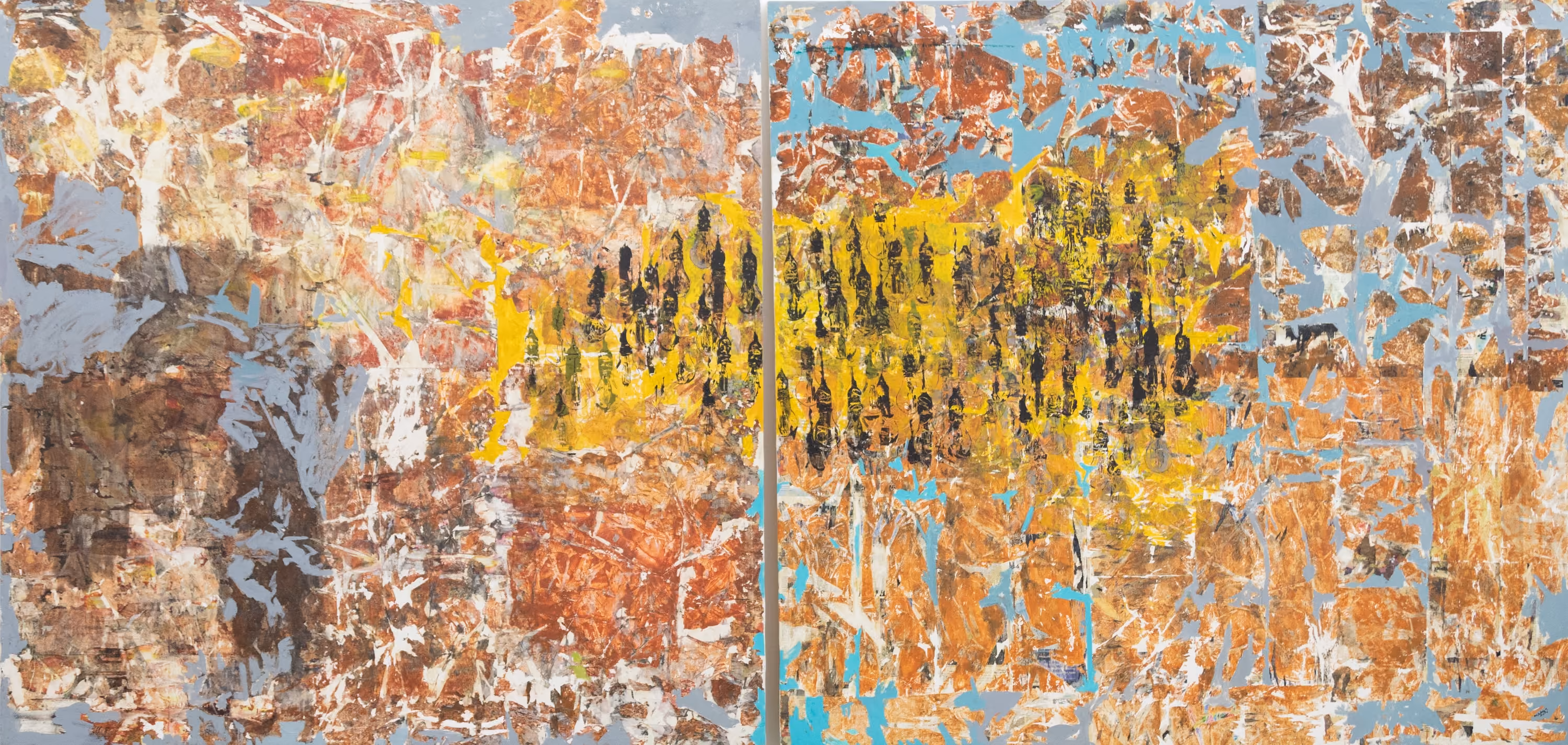 Cheap Golden City I & ll (diptych)