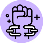 Icon of a coin with arrows around it.