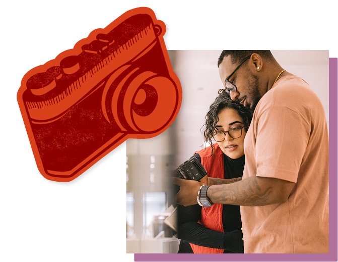 Sara and Dario exploring Chicago