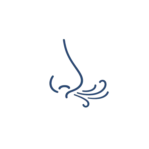 Illustration showing support for easier breathing