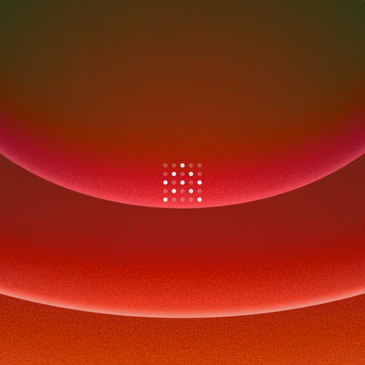 An icon representing AppsFlow appears over a background of red abstract shapes