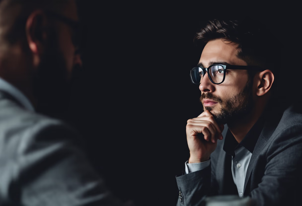 meeting between a client and accountant