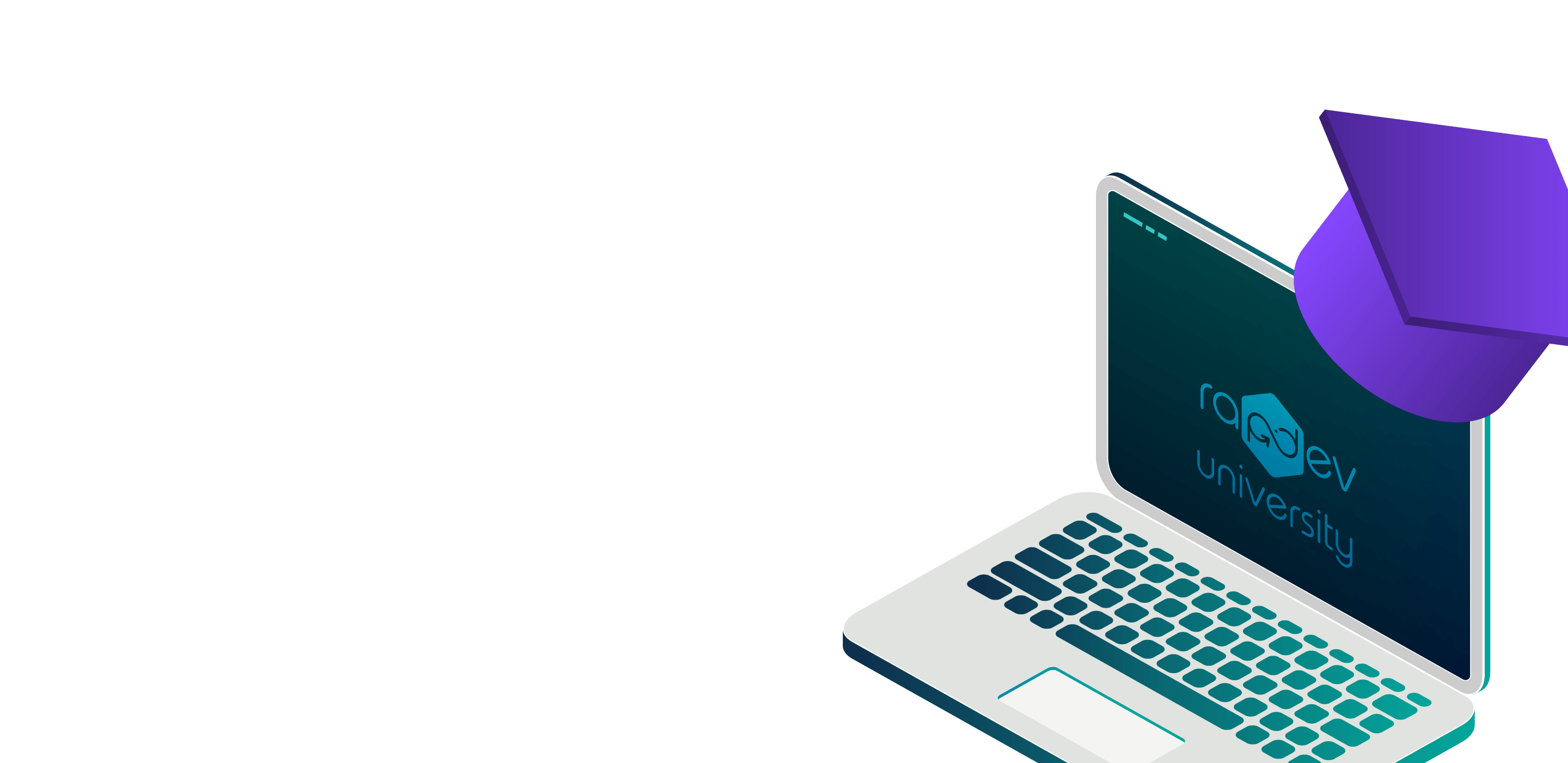 First month at RapDev University blog hero graphic