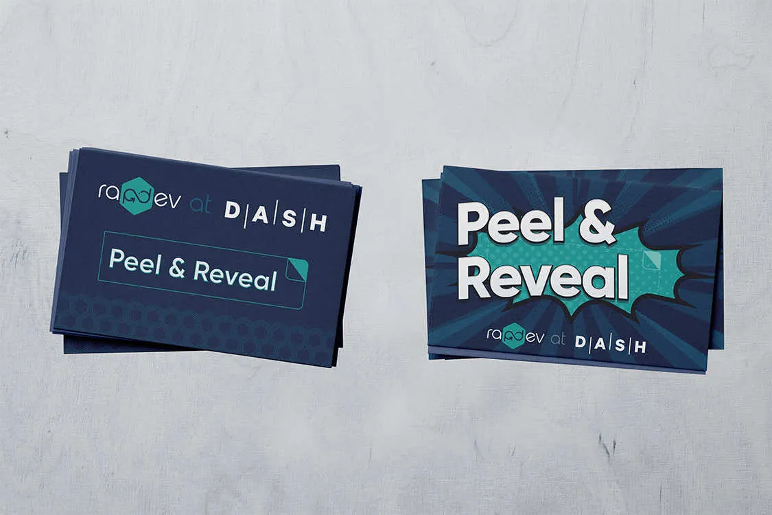 RapDev branded merchandise item displayed as a product mockup.