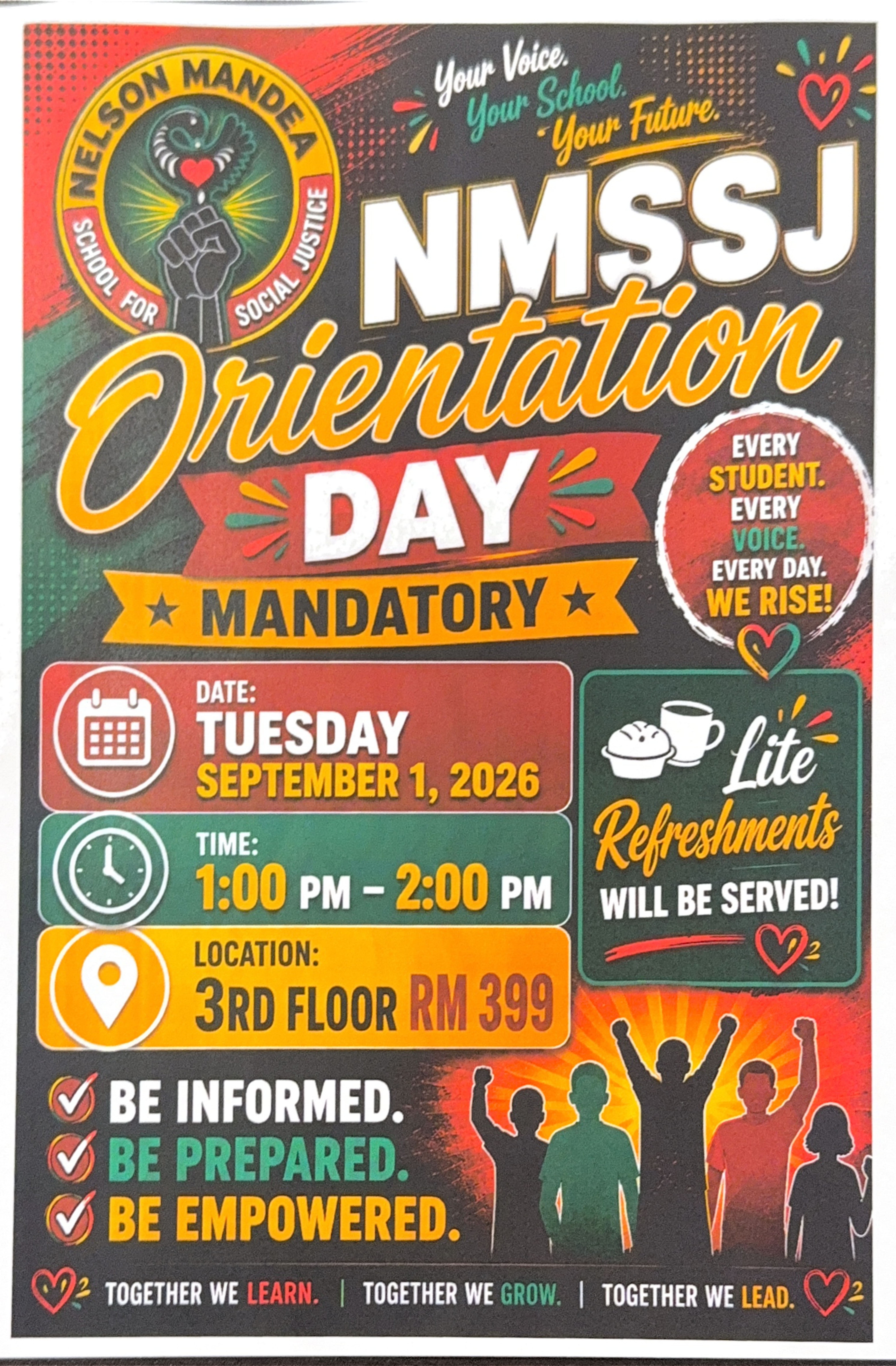 Welcome Back To School flyer