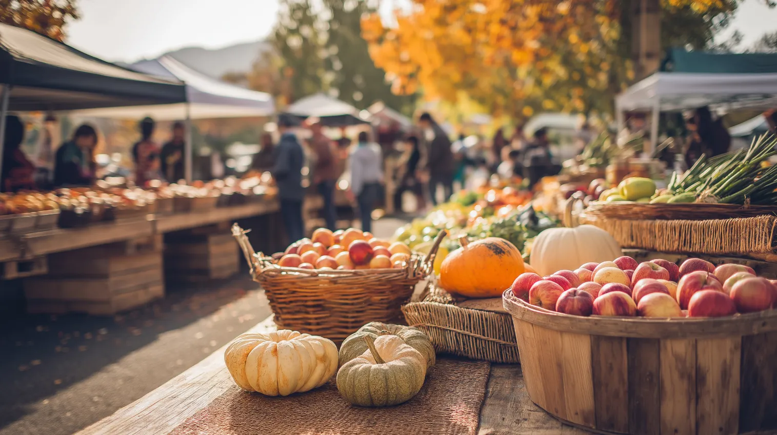 outdoor market stock image